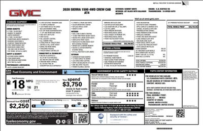 2020 GMC Sierra 1500 AT4