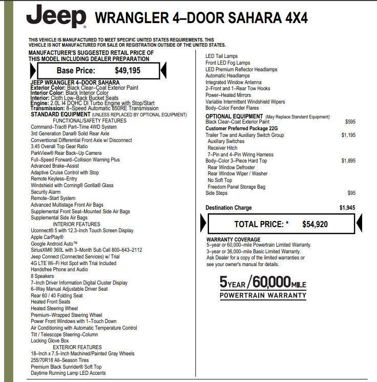 2024 Jeep Wrangler Sahara