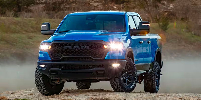 Ram truck technology and cabin detail